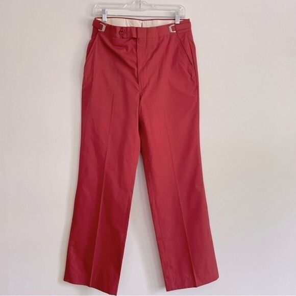 LL Bean Deadstock Vintage 1989 Salmon Made in USA Cotton Blend Golf Pants Sz 33 - Picture 1 of 10